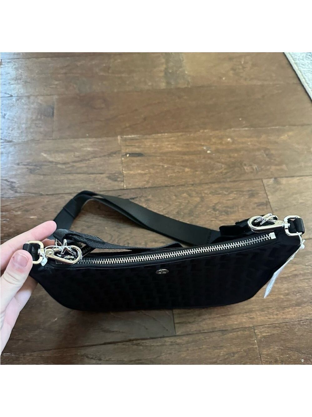 Lululemon City Essentials Small Shoulder Bag 3L Monogram Jacquard Black-NWT - Picture 11 of 14